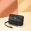 Cowhide chain deer head leather shoulder crossbody bag for women