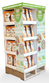 Manitoba Harvest - Hemp Hearts 1/4 Pallet Display (1disp)