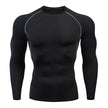 Men's Sports Quick-drying Long sleeve Workout Fitness T-shirt top