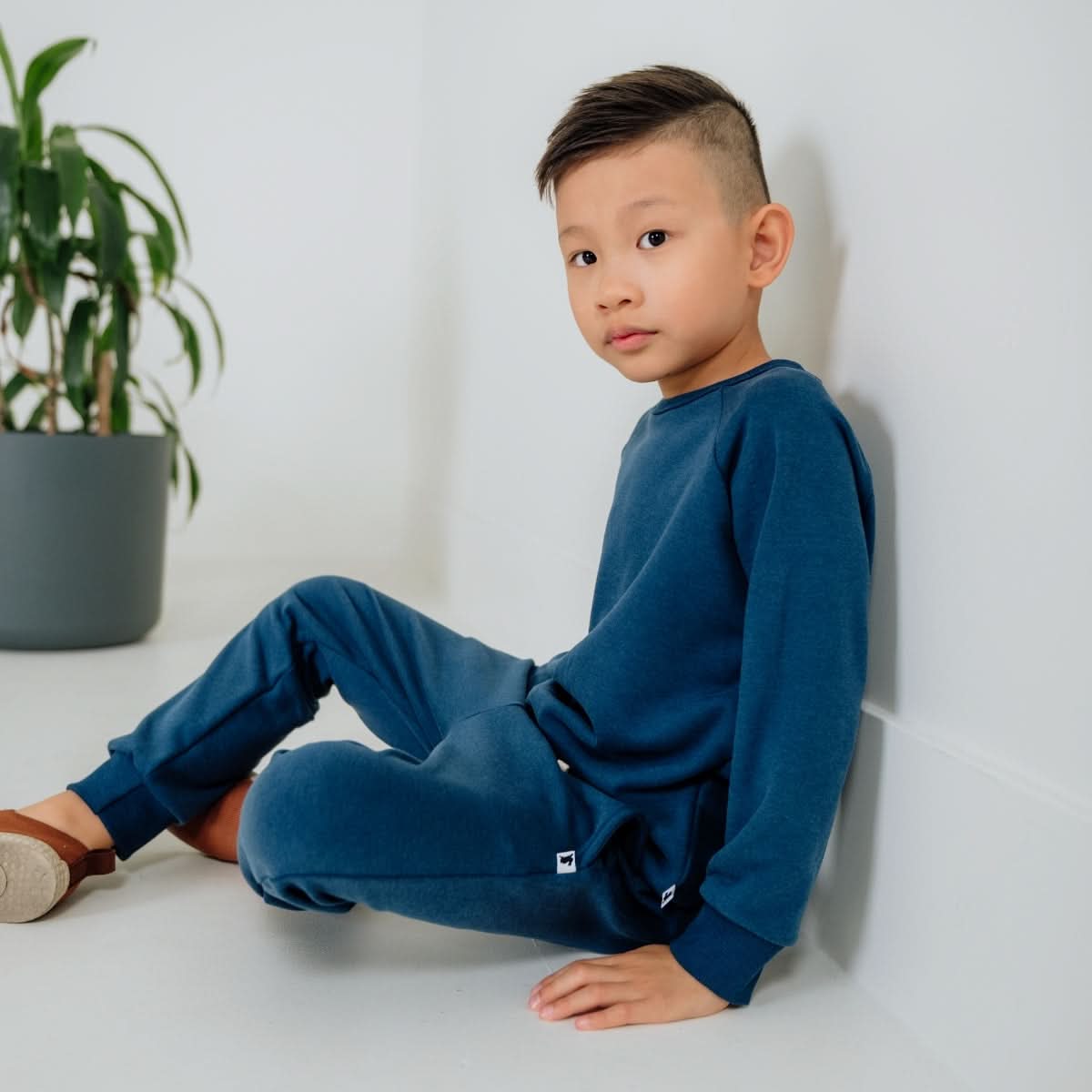 Youth Bamboo Fleece Joggers | Black