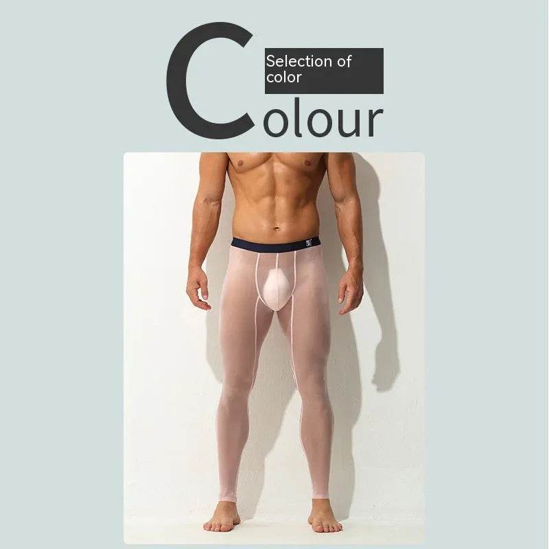 Men's Leggings Ultra-thin Tight Fitting Long John underwear men