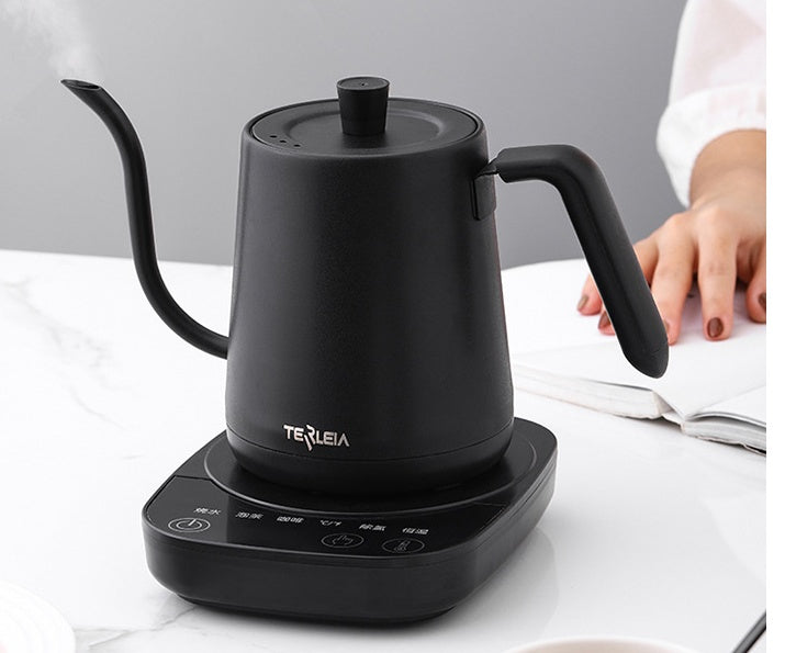 Gooseneck Electric Kettle, Stainless Steel, Touch Control with Keep Warm Function
