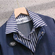 Casual Denim Jacket Fake Two-piece Suit Women