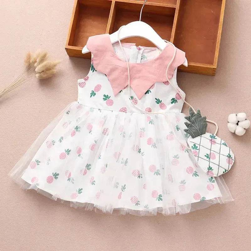 Newborn baby Girls' Summer Vest Dress Infant dresses.