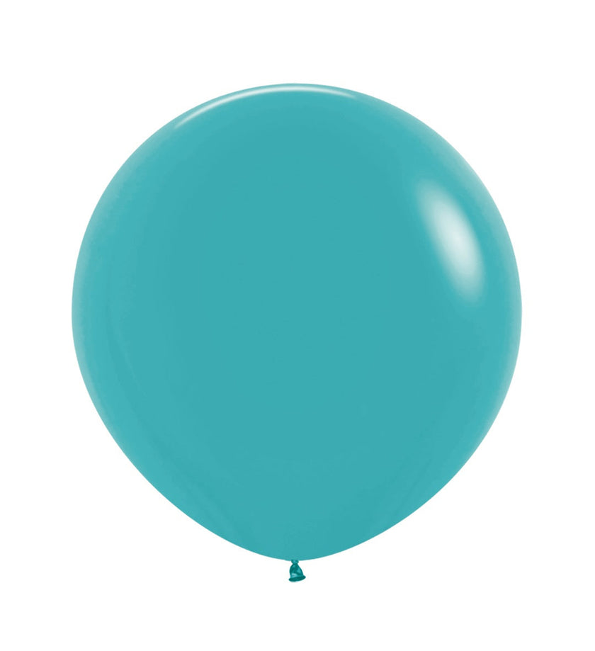 Sempertex R24 Fashion Caribbean Blue Latex Balloon – (1 Piece)