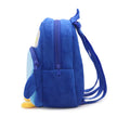 Cute Penguin Plush Kids Backpack – Blue Cartoon Toddler Bag