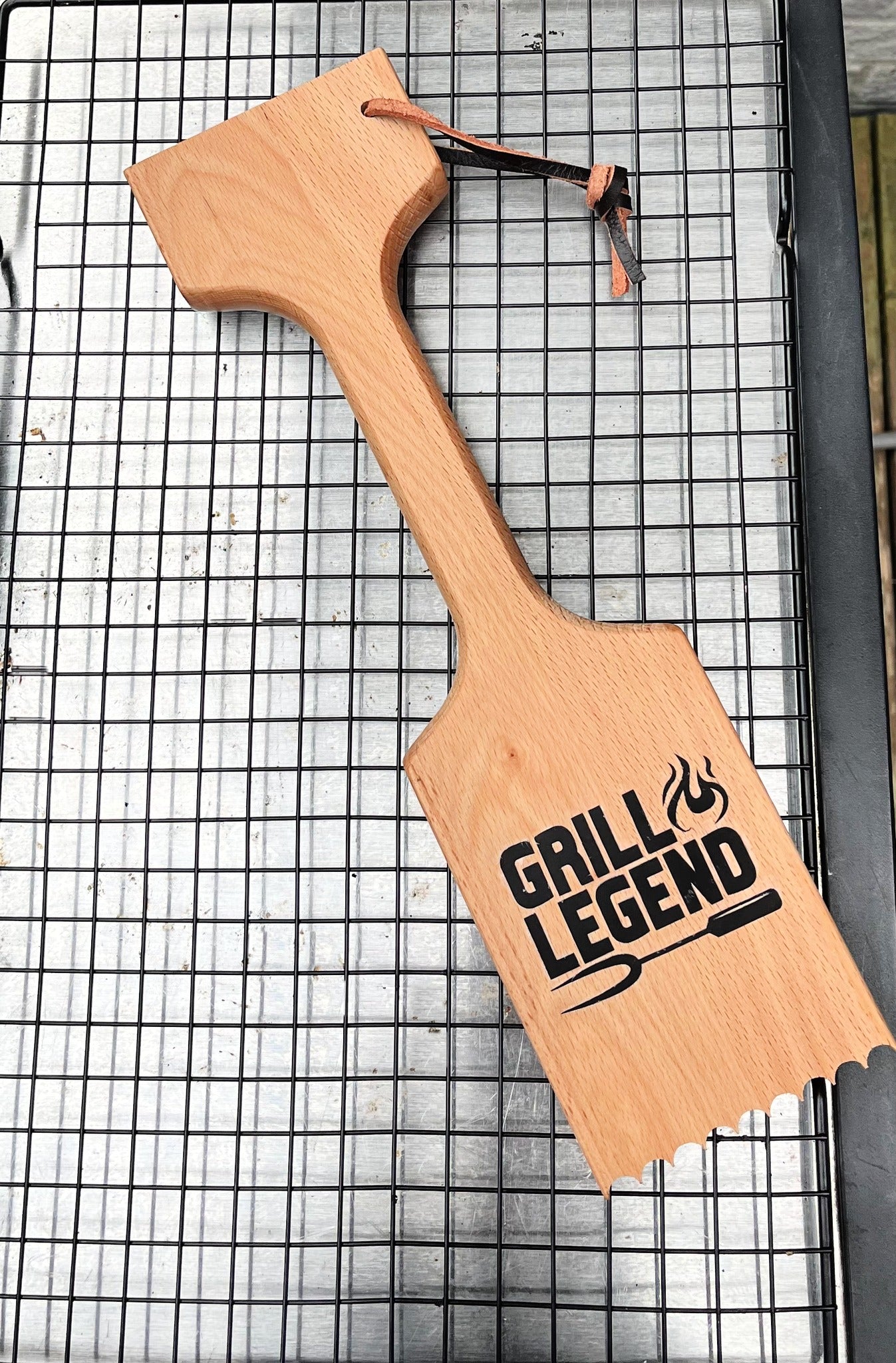 Wooden BBQ Scraper