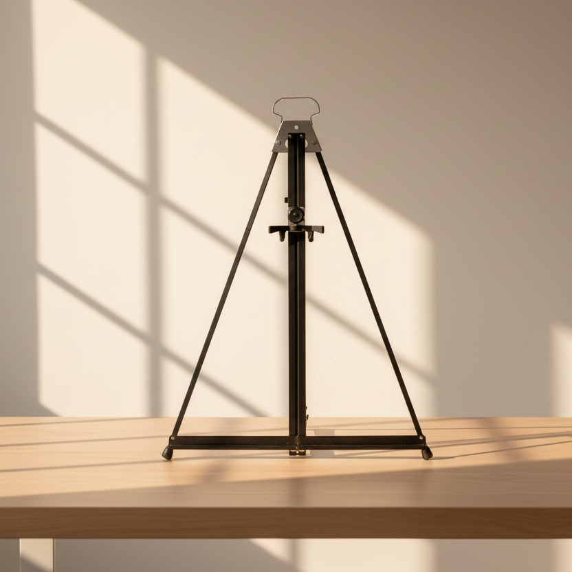 Deluxe Black Aluminum Table Easel 25