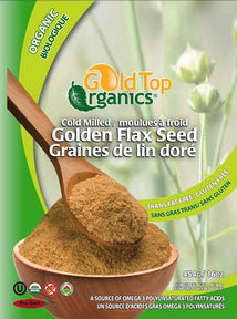 Gold Top Organics - Cold Milled Golden Flax Seed (454g)