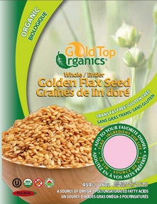 Gold Top Organics - Whole Golden flax 454g (454g)