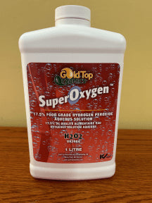Gold Top Organics - Hydrogen Peroxide 17.5% Food Grade (1L)