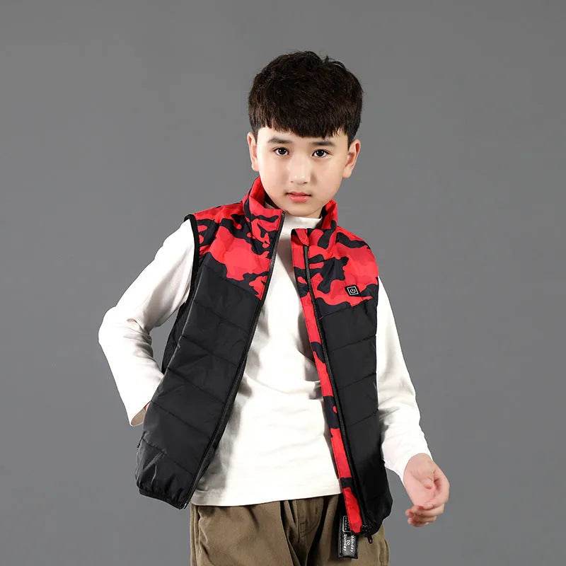 Children Thermal Winter Vest Jacket Outwear Boy Girl Kids