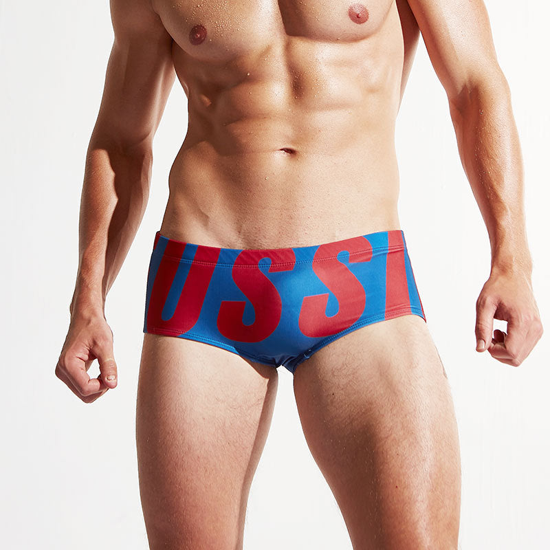 Low-Waisted Trunks Beach Swimwear