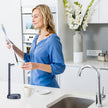 Rechargeable Electric Water Dispenser Pump with Extension Tube – Blue & White