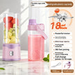 Rechargeable Electric Juicer Cup – Portable USB Blender with 6-Blade & Double Cup | 500ML