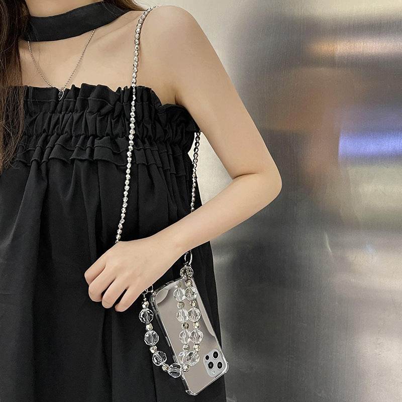 Luxury women wristband iphone case Makeup mirror phone case