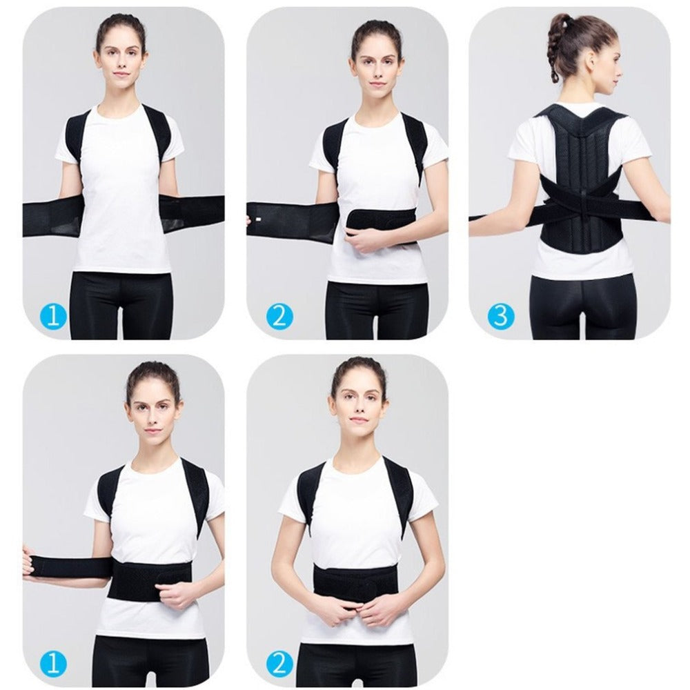 Posture Corrector for Men & Women – Spine Support Brace for Humpback, Scoliosis & Back Pain (S–4XL)