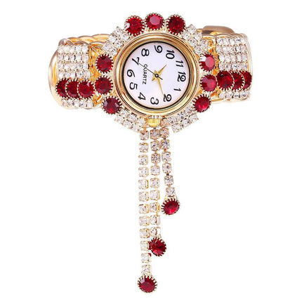 Ladies Fashion Rhinestone Bracelet Watch - Quartz