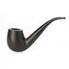 Wooden Pipe flue filter smoking set - ebony pipe