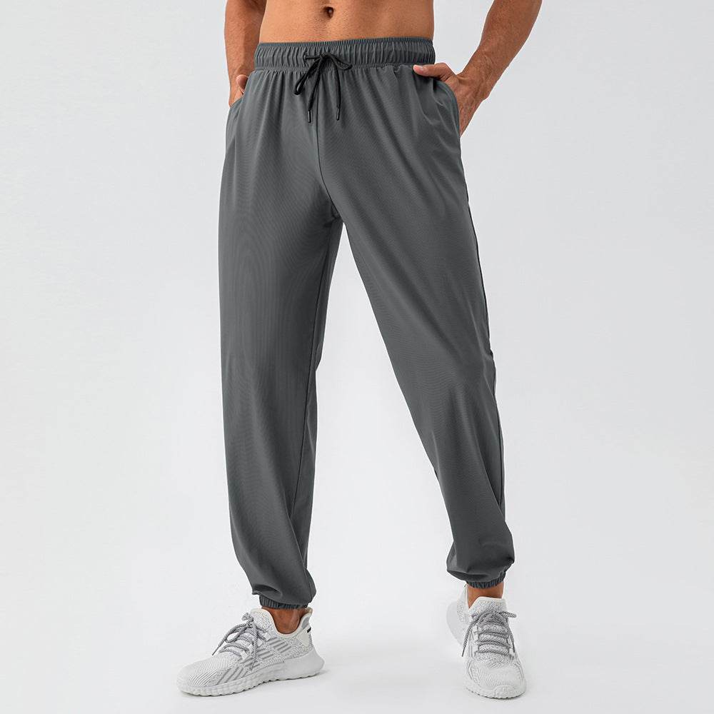Men's Nylon Cool Feeling Loose Fitness Track Pants Quick-drying