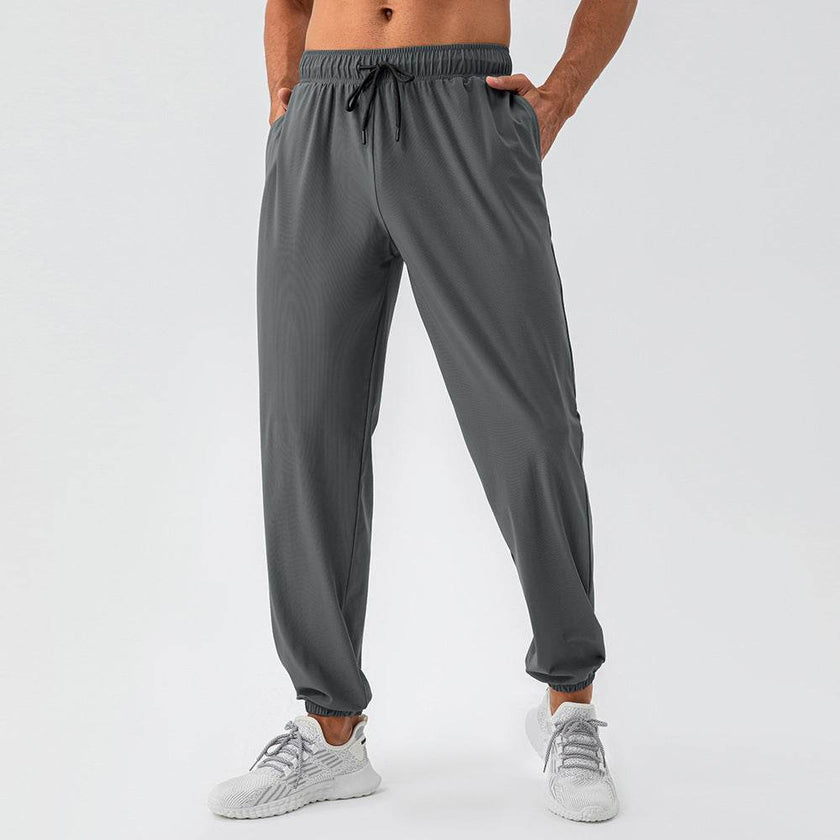Men's Nylon Cool Feeling Loose Fitness Track Pants Quick-drying