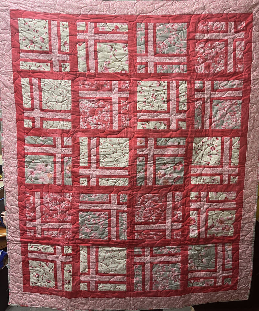Store Sample- Lap Quilt- Blossoms