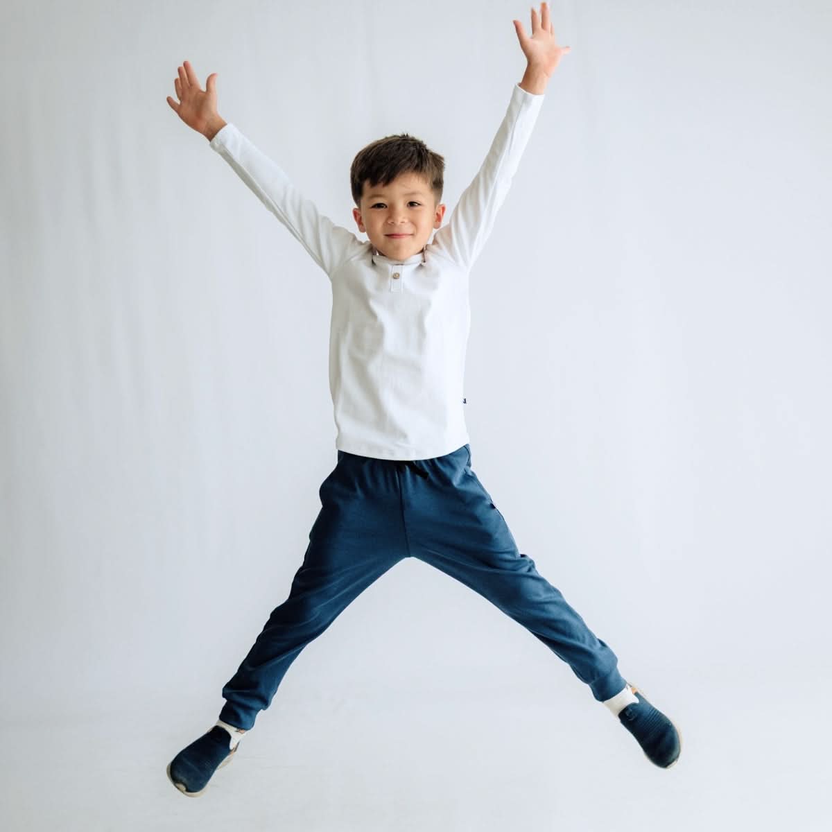Youth Bamboo Fleece Joggers | Black