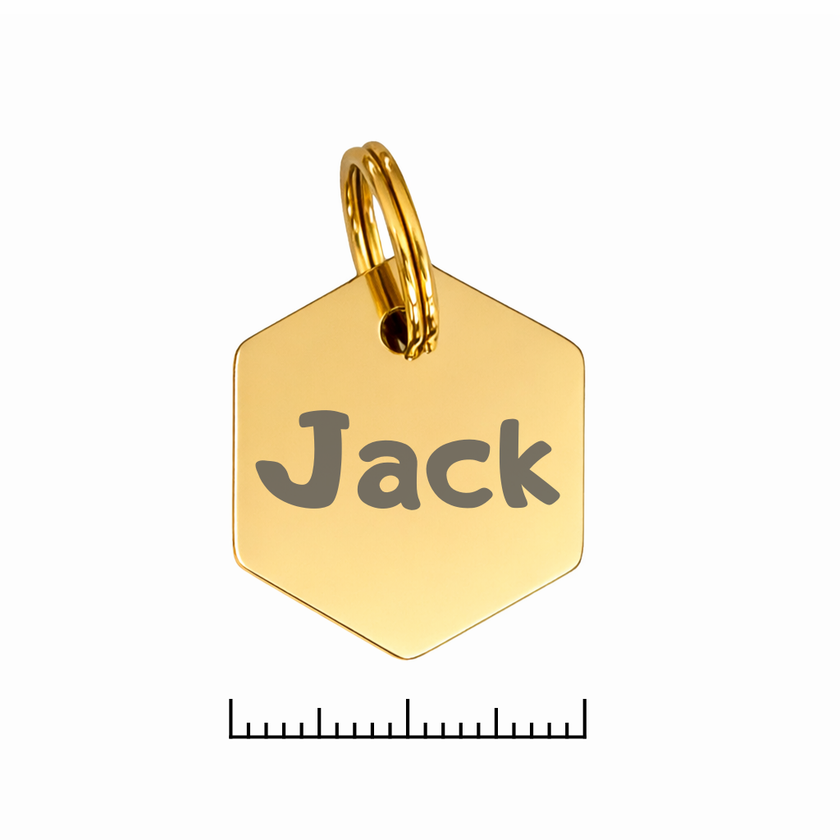 Médaille hexagone personnalisée