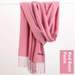 Pure Color Warm Keeping Scarf All-match Cashmere Shawl