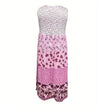 Casual Summer Boho Dress Floral Sleeveless Midi Dress