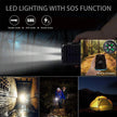 Solar Power Bank 10000mAh – Waterproof, LED Flashlight, SOS, Compass & Carabiner