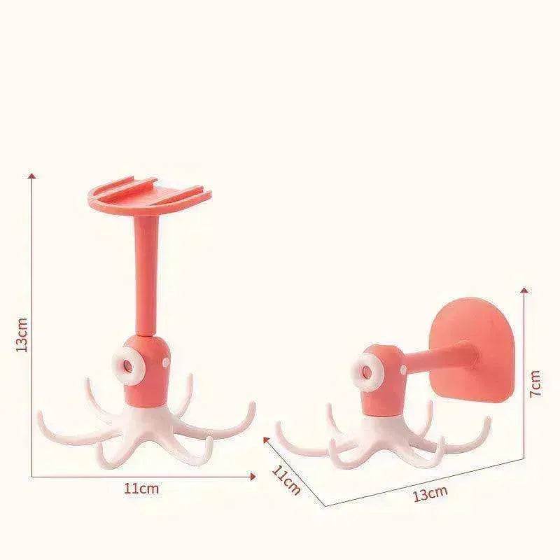 360 Degree Rotating Wall mounted No punch Sticky Hook