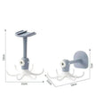 360 Degree Rotating Wall mounted No punch Sticky Hook