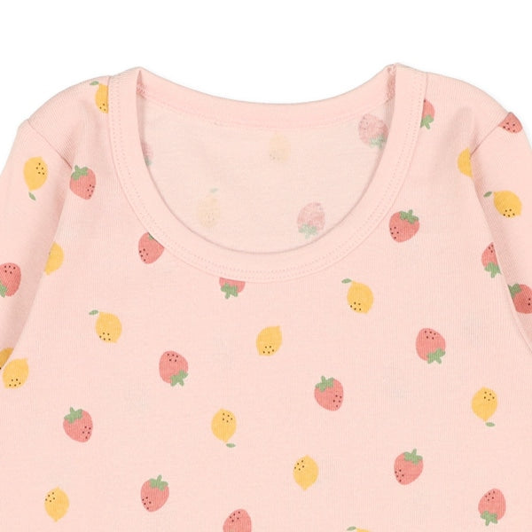 西松屋 ELFINDOLL 3枚組長袖シャツ肌着（レモン・いちご） 正規品