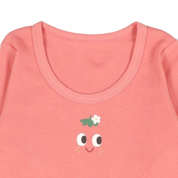 西松屋 ELFINDOLL 3枚組長袖シャツ肌着（レモン・いちご） 正規品