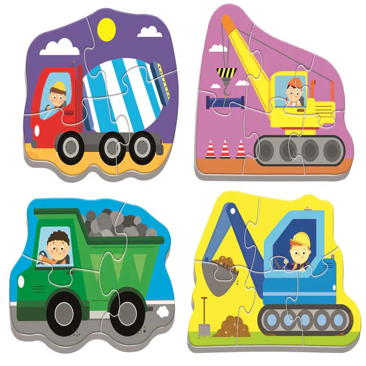 Trefl PUZZLE BABY CLASSIC VEHICLES On The COSTRUCTION SITE Trefl PUZZLE BABY CLASSIC VEHICLES On The COSTRUCTION SITE