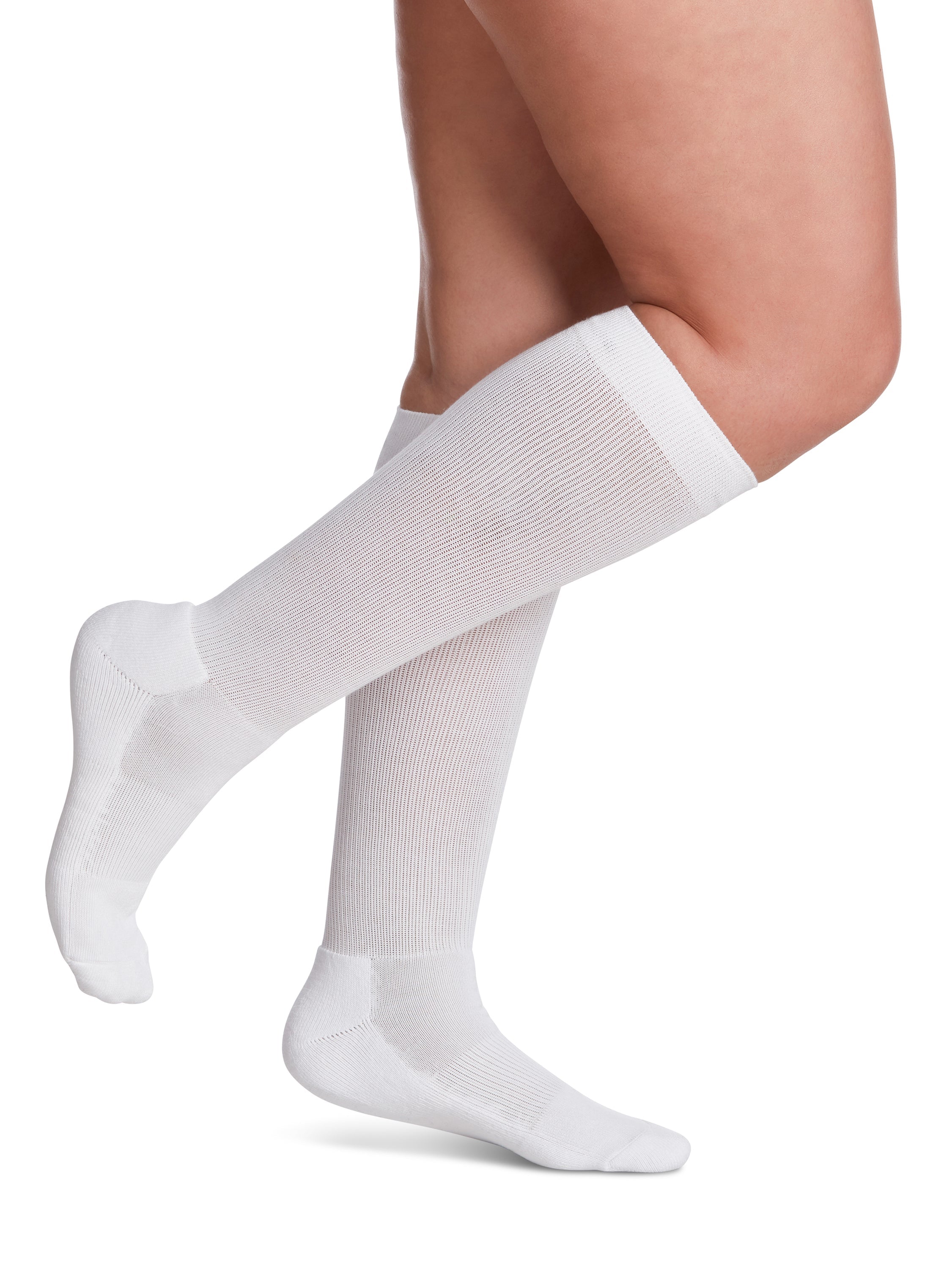 Sigvaris Women's Motion Cushioned Cotton Calf 20-30mmHg Women's Closed Toe