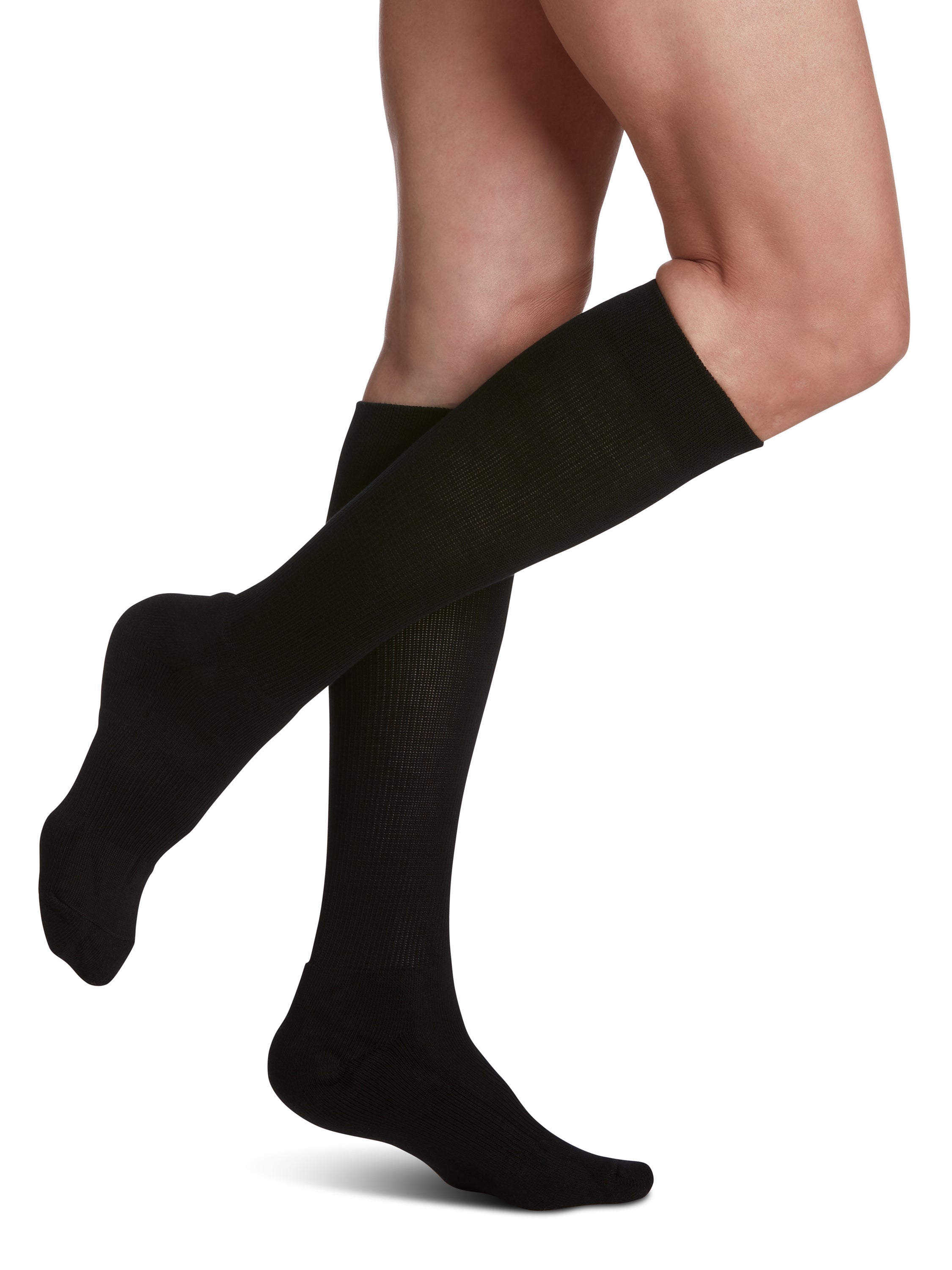 Sigvaris Women's Motion Cushioned Cotton Calf 20-30mmHg Women's Closed Toe