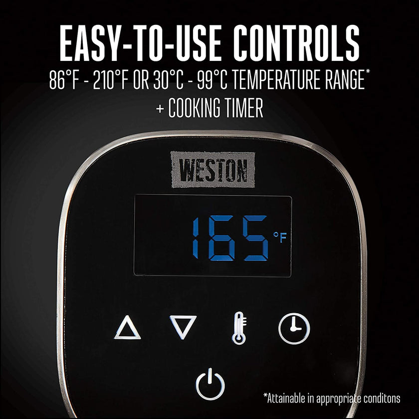 WESTON Sous Vide Immersion Circulator - 36200