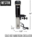 WESTON Sous Vide Immersion Circulator - 36200
