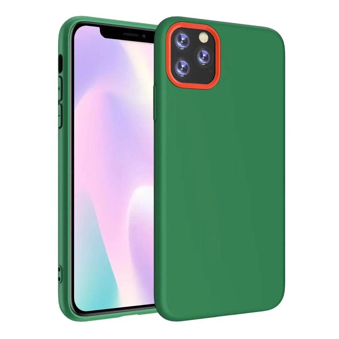Plain Soft Silicone Mobile iphone phone case Unisex
