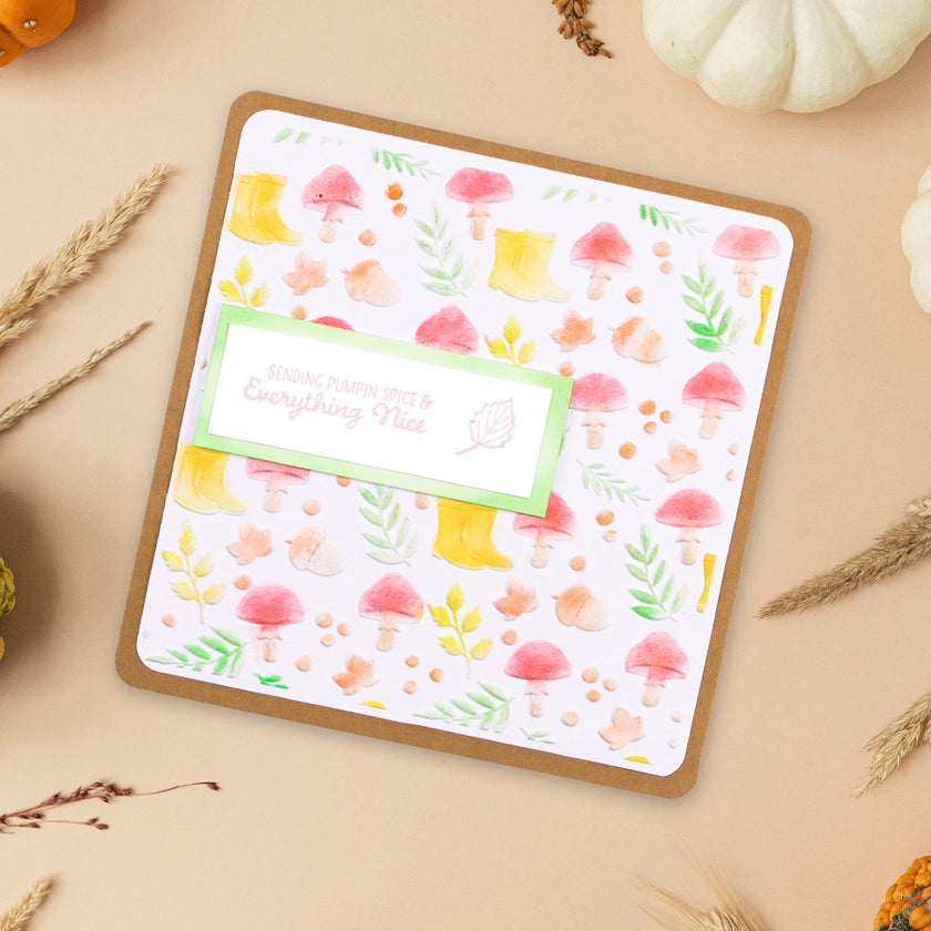 Vaessen Creative • Embossing Folder Autumn Icons 5.9x5.9in 1pcs