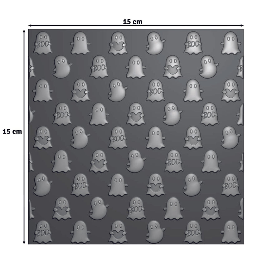 Vaessen Creative • Embossing Folder Ghosts 5.9x5.9in 1pcs