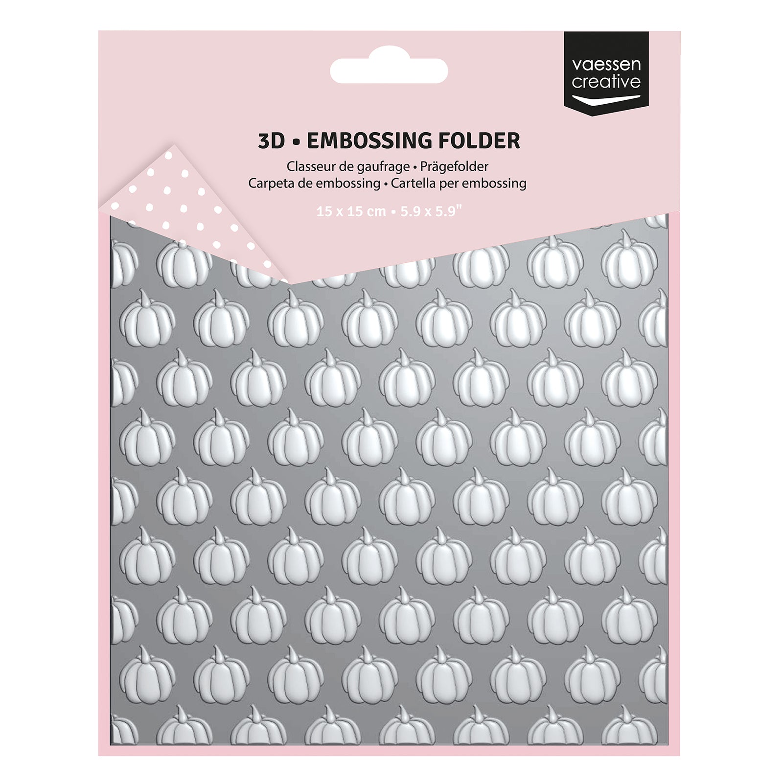 Vaessen Creative • Embossing Folder Pumpkins 5.9x5.9in 1pcs