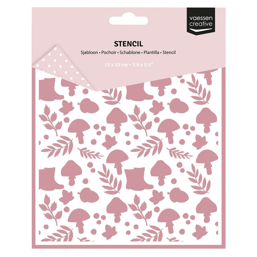 Vaessen Creative • Stencil Autumn Icons 5.9x5.9in