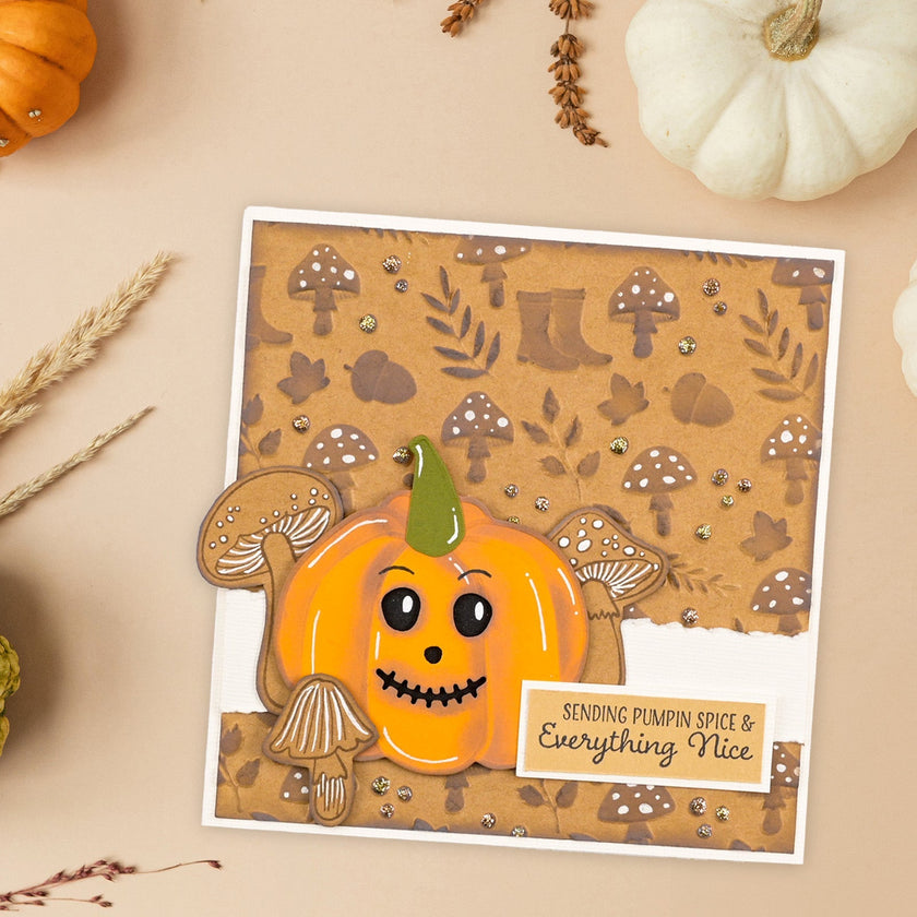 Vaessen Creative • Stencil Autumn Icons 5.9x5.9in