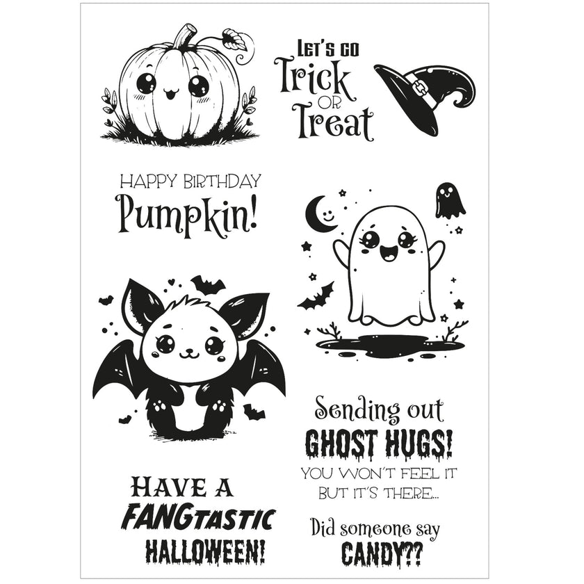 Vaessen Creative • Clear Stamps Trick or Treat 9pcs