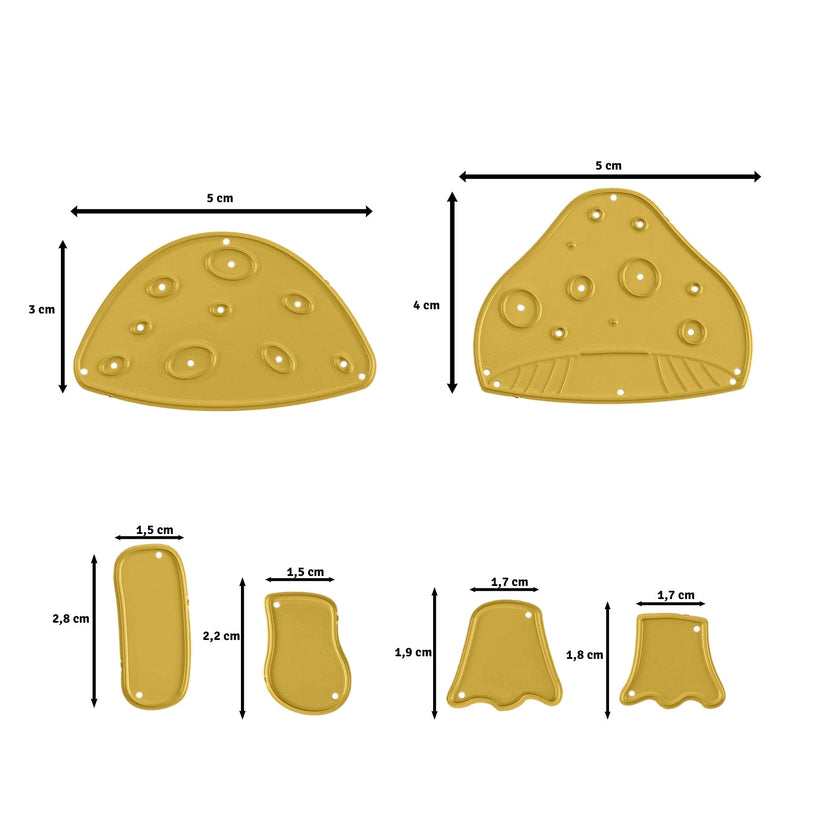 Vaessen Creative • Cutting Dies Build a Mushroom 6pcs
