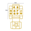 Vaessen Creative • Cutting Die Set Adventcalendar Box