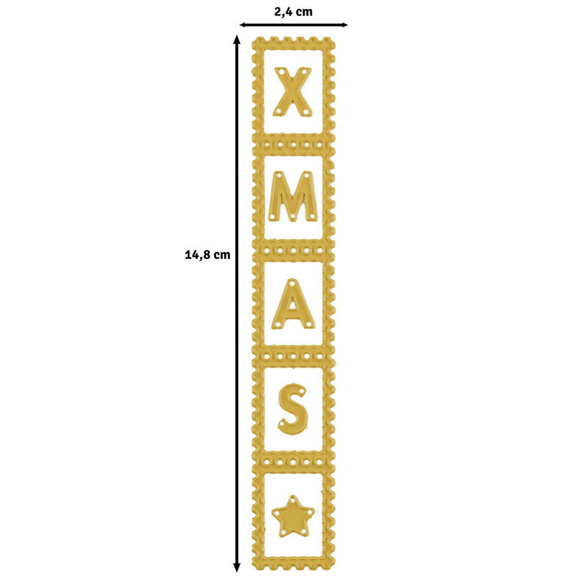Vaessen Creative • Cutting Die Set Postal Stamp Strip